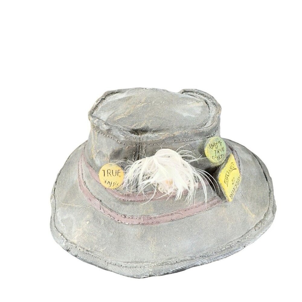 Desktop Bucket Boonie Fishing Hat Paperweight Polyresin Keypoint Signed Kip 08‎